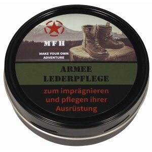 Shoe Polish, "Army", black, 150 ml can