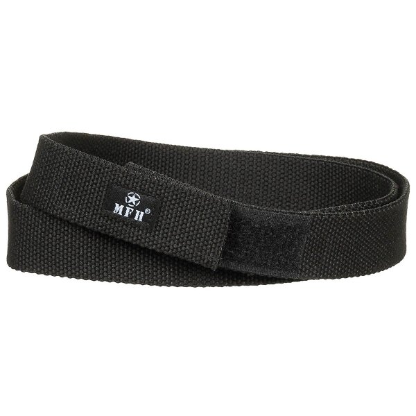 Belt, with hook-and-loop fastener, black, ca. 3,2 cm