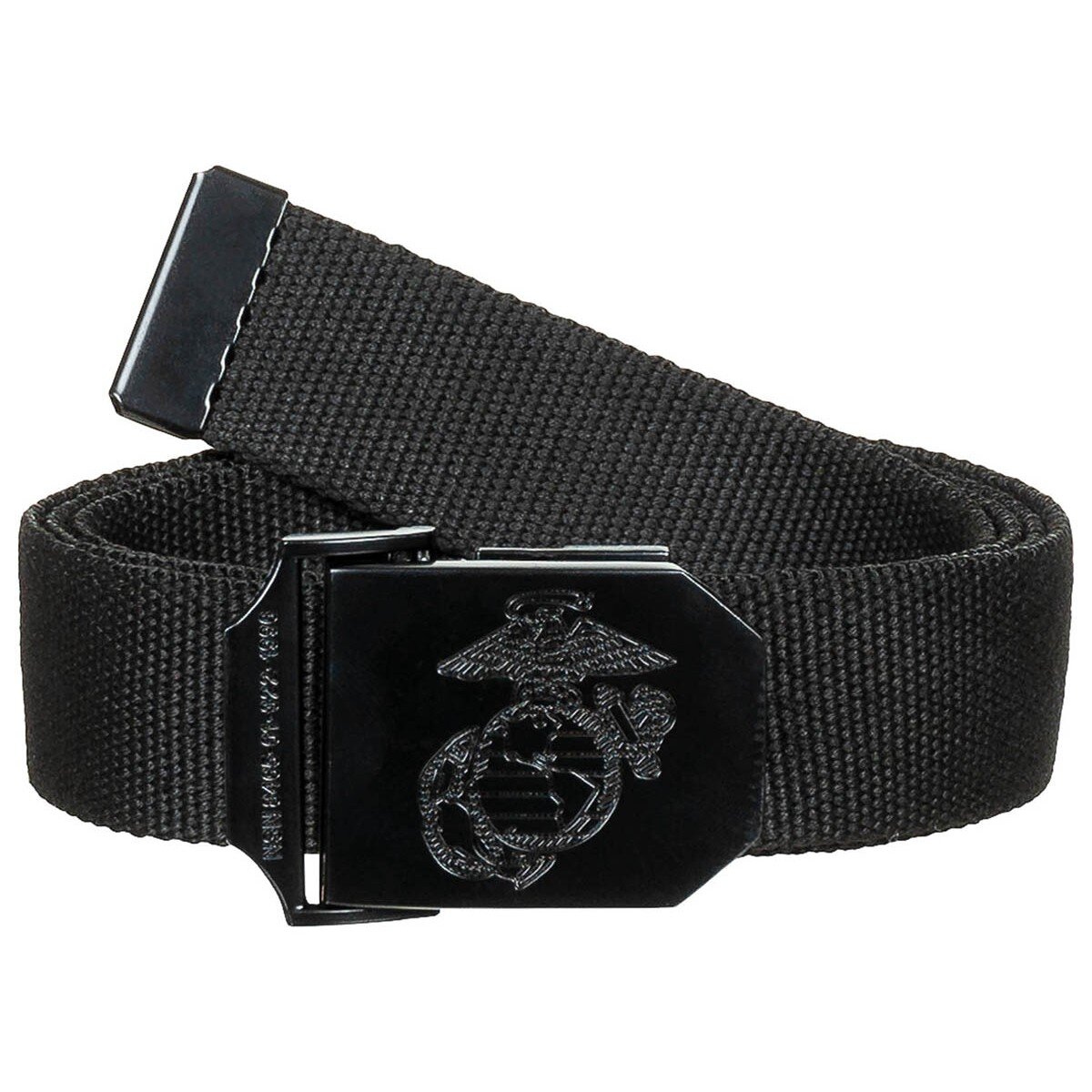 USMC ceinture, noir, environ 3,5 cm