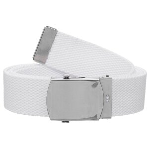 Web Belt, white, ca. 3 cm