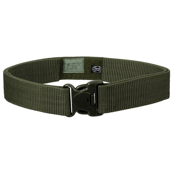 Web Belt, "Enforcement", OD green, ca. 5,5 cm