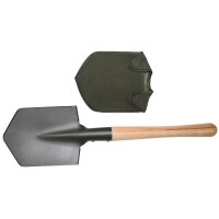 Spade, wooden handle, extra stable