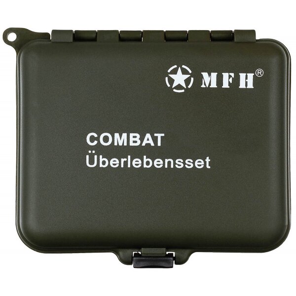 Combat Survival Kit, 36-part, OD green