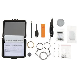 Combat Survival Kit, 36-part, OD green