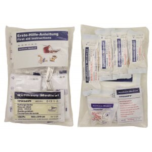 First Aid Filling Assortment, HOLTHAUS, 43-part, DIN 13164