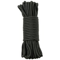 Seil, schwarz, 5 mm, 15 Meter