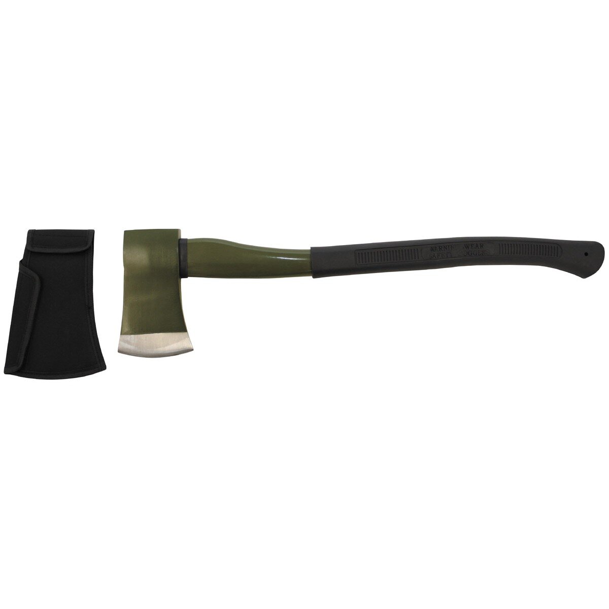 Axe, "Deluxe", large, fibreglass handle, OD green