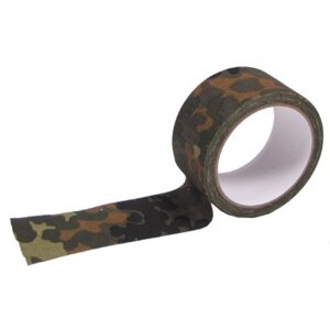 bande adhésive, tissu, env. 5 cm x 10 m, camouflage