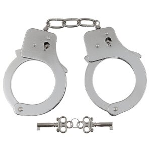 Handcuffs, 2 keys,  chrome