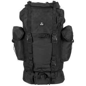BW Combat Backpack, 65 l,  aluminium rod, black