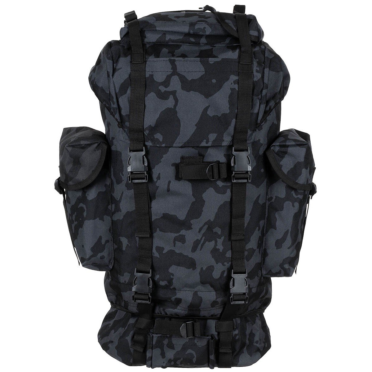 Bundeswehr Kampfrucksack, 65 l,  Alu-Aussteifung, night-camo