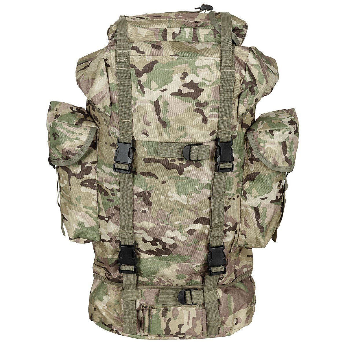 Bundeswehr Kampfrucksack, 65 l,  Alu-Aussteifung, op.-camo