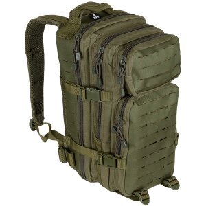 US Backpack, Assault I, "Laser", OD green