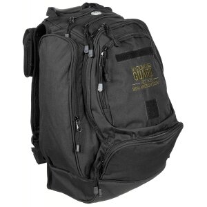 US Backpack, "NATIONAL GUARD", black