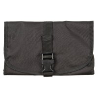 Trekking Waschzeugtasche, schwarz, rollbar