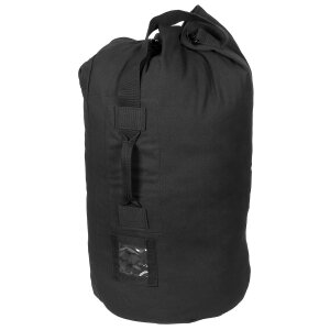 US Duffle Bag, black, with carrying strap