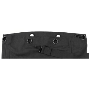 US Duffle Bag, black, with carrying strap