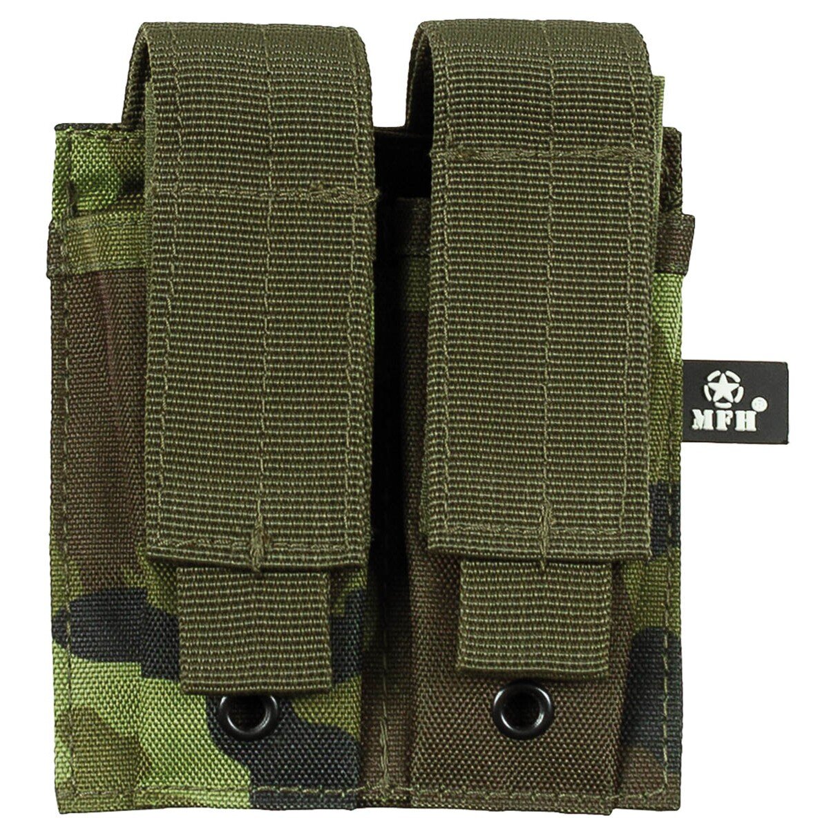 Ammo Pouch, double, small, "MOLLE", M 95 CZ camo