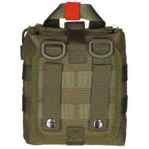 Pouch, First Aid, small,  "MOLLE", OD green