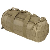 Outdoor Einsatztasche, rund, "MOLLE", coyote tan