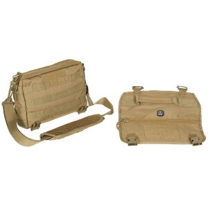 Camping Schulter-Tragetasche, "MOLLE", coyote tan