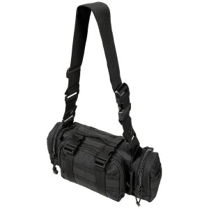 Outdoor Hüft- u. Schultertragetasche, schwarz