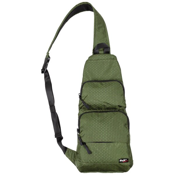 Shoulder Bag, OD green, Rip Stop, Nylon
