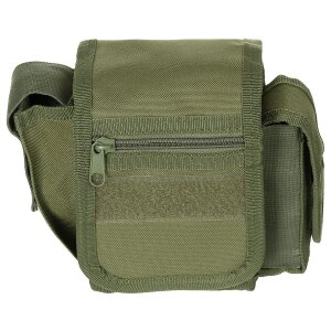 Belt Pouch with 3 compartments,  OD green