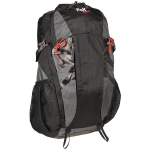 Rucksack, "Arber 30", grau-schwarz