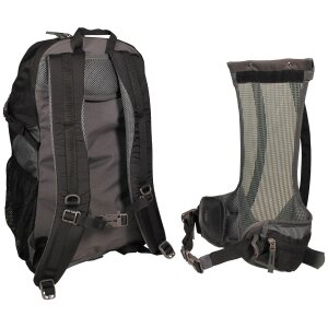 Backpack, "Arber 30", grey-black