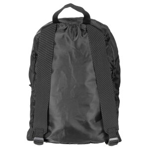 Backpack, foldable, black