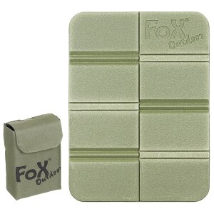 Thermal Seat Pad, foldable, with Molle pouch, OD green