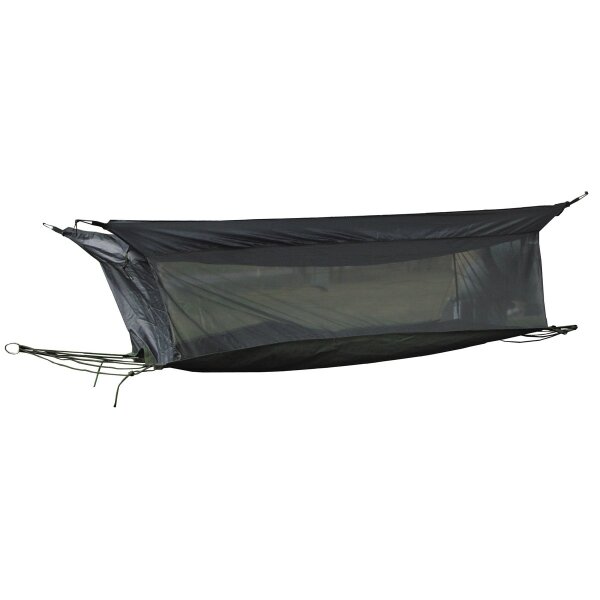 Hammock, "Jungle", with roof, mosquito net, OD green