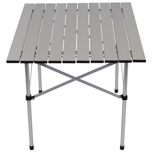 Camping Roll Up Table, Aluminium,  foldable frame