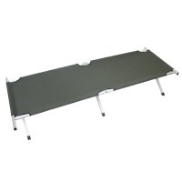 US Cot, Aluminium, OD green, extra long