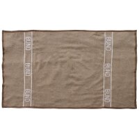 BW Wool Blanket, brown, ca. 220 x 130 cm