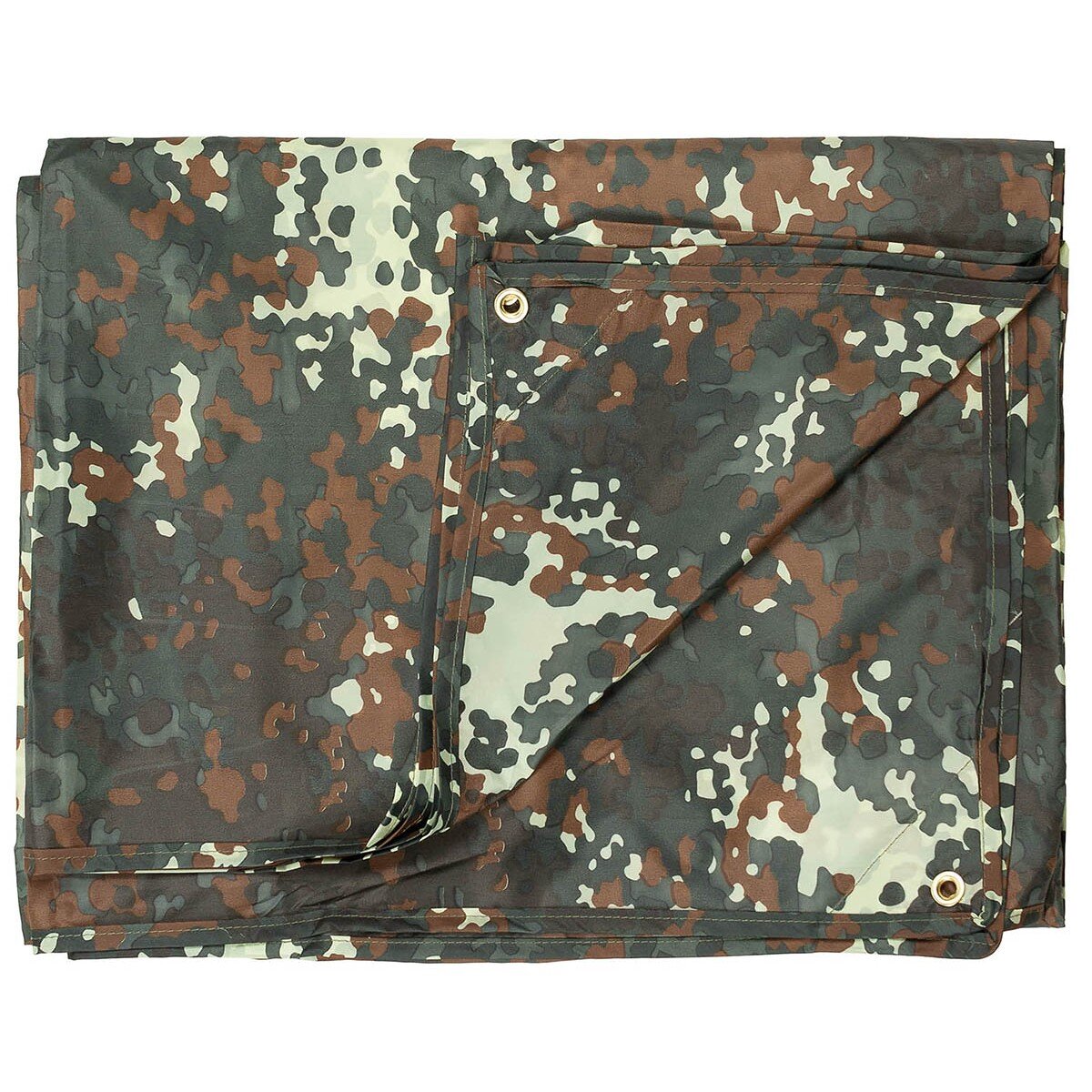 Tarp Mehrzweckplane flecktarn, ca. 200 x 300 cm