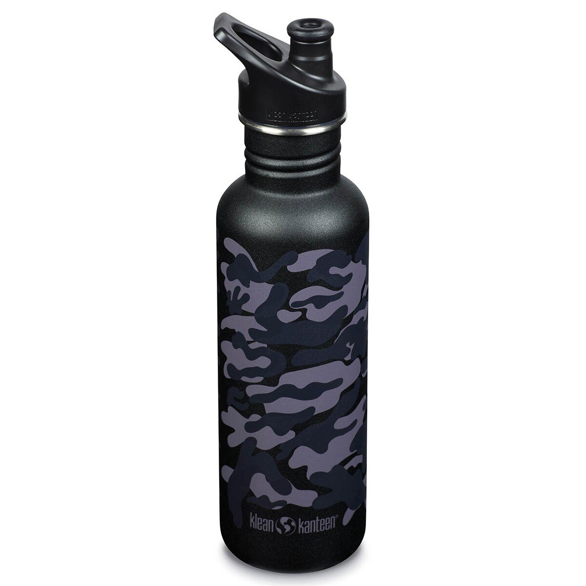 Bouteille, Klean Kanteen, camouflage, simple paroi, acier...