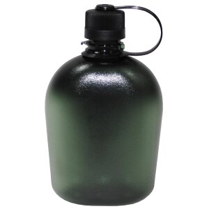 US Feldflasche, GEN II, 1 l, oliv-transparent, BPA-frei