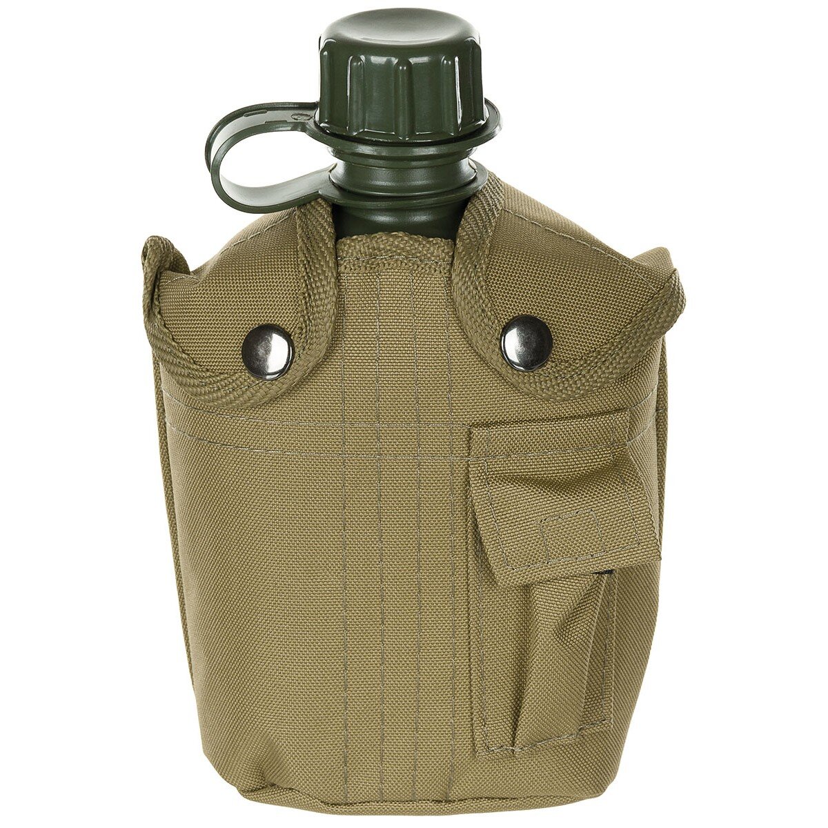 US gourde en plastique, 1 l, housse, coyote tan, sans BPA