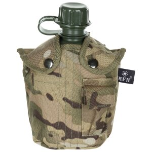 US Plastic Canteen,1 l, cover, operation-camo, BPA free
