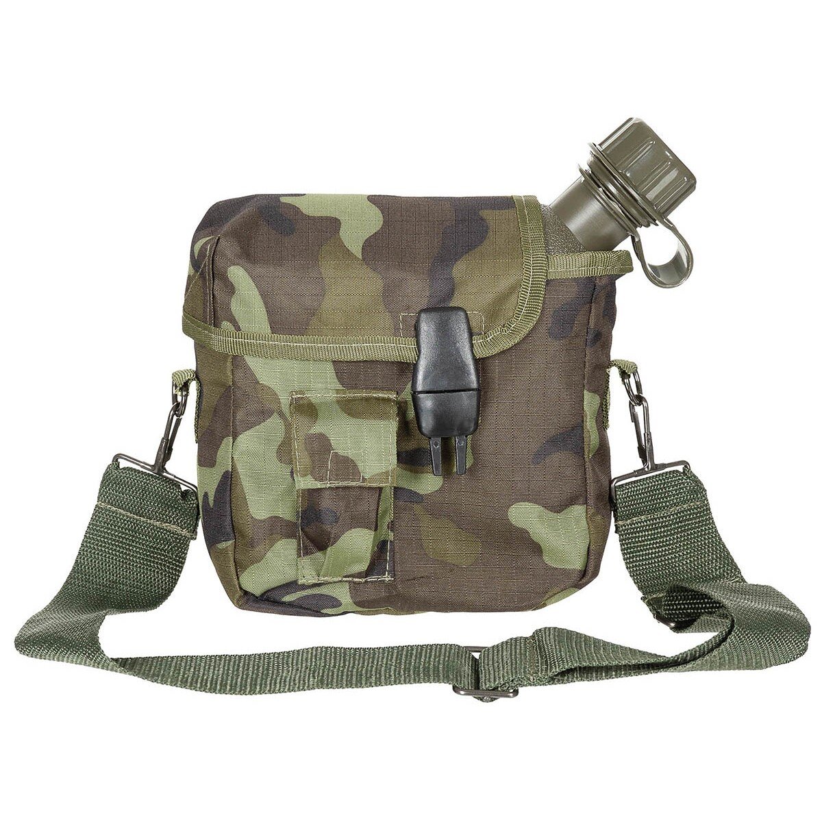 US Canteen, angular, with cover, M 95 CZ camo, 2 Qt