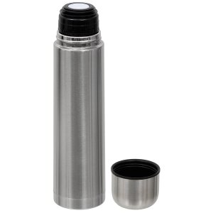 Vacuum Thermos Bottle, 1 l,  Stainless Steel