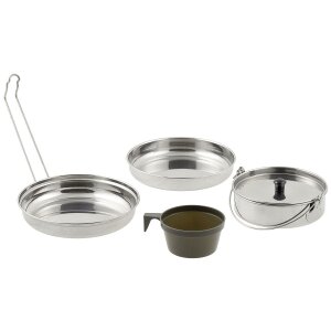 Mess Kit, Stainless Steel, 5-part