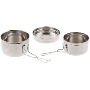 CZ Mess Kit, Stainless Steel, 3-part