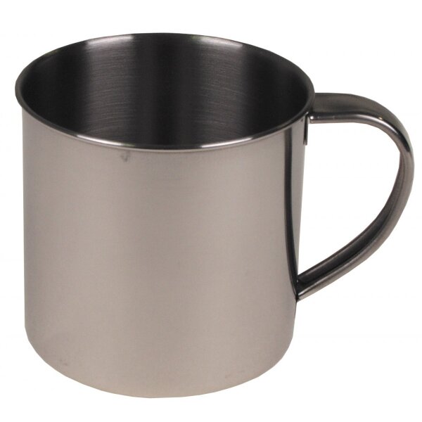 Tasse Outdoor Edelstahl, einwandig, ca. 250 ml