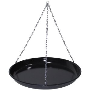 HU Grill Pan, enamel, with chain, large