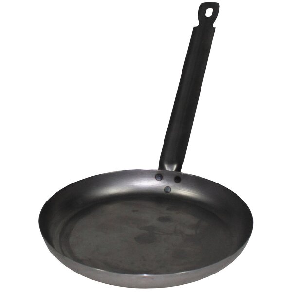 HU Frying Pan, Iron, with handle, small