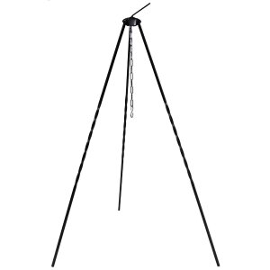 HU Tripod, ca. 1 m, Iron, with chain and hook