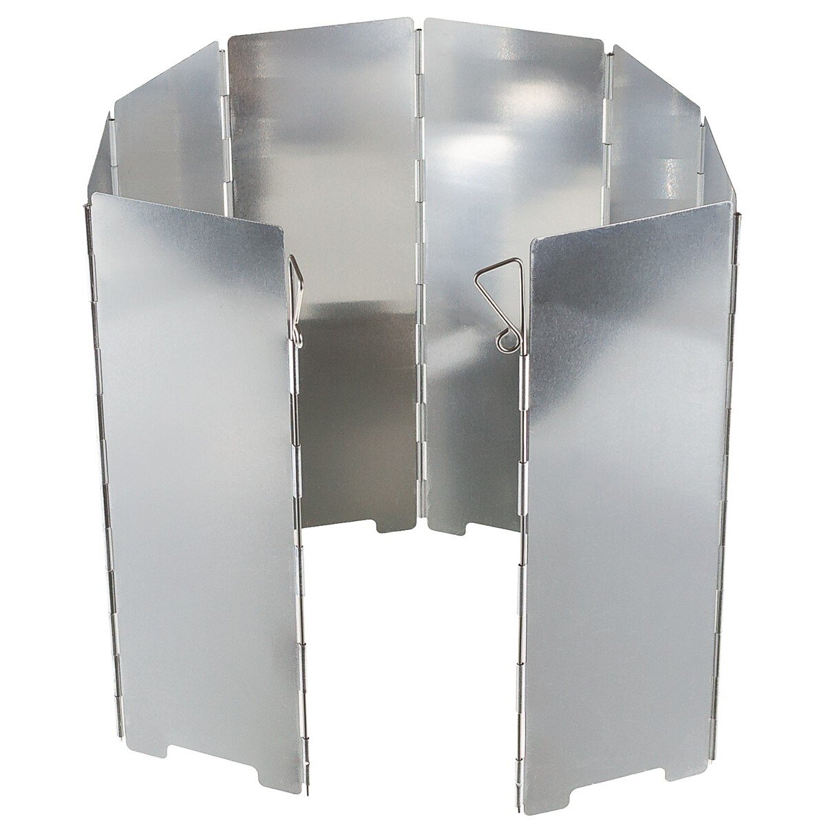 Windscreen, Aluminium, foldable, large, ca. 67 x 24 cm, 8...